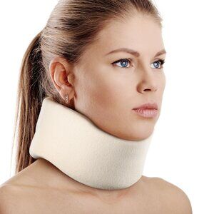NEW Soft Foam Neck Brace Universal Cervical Collar, Adjustable Neck Support
